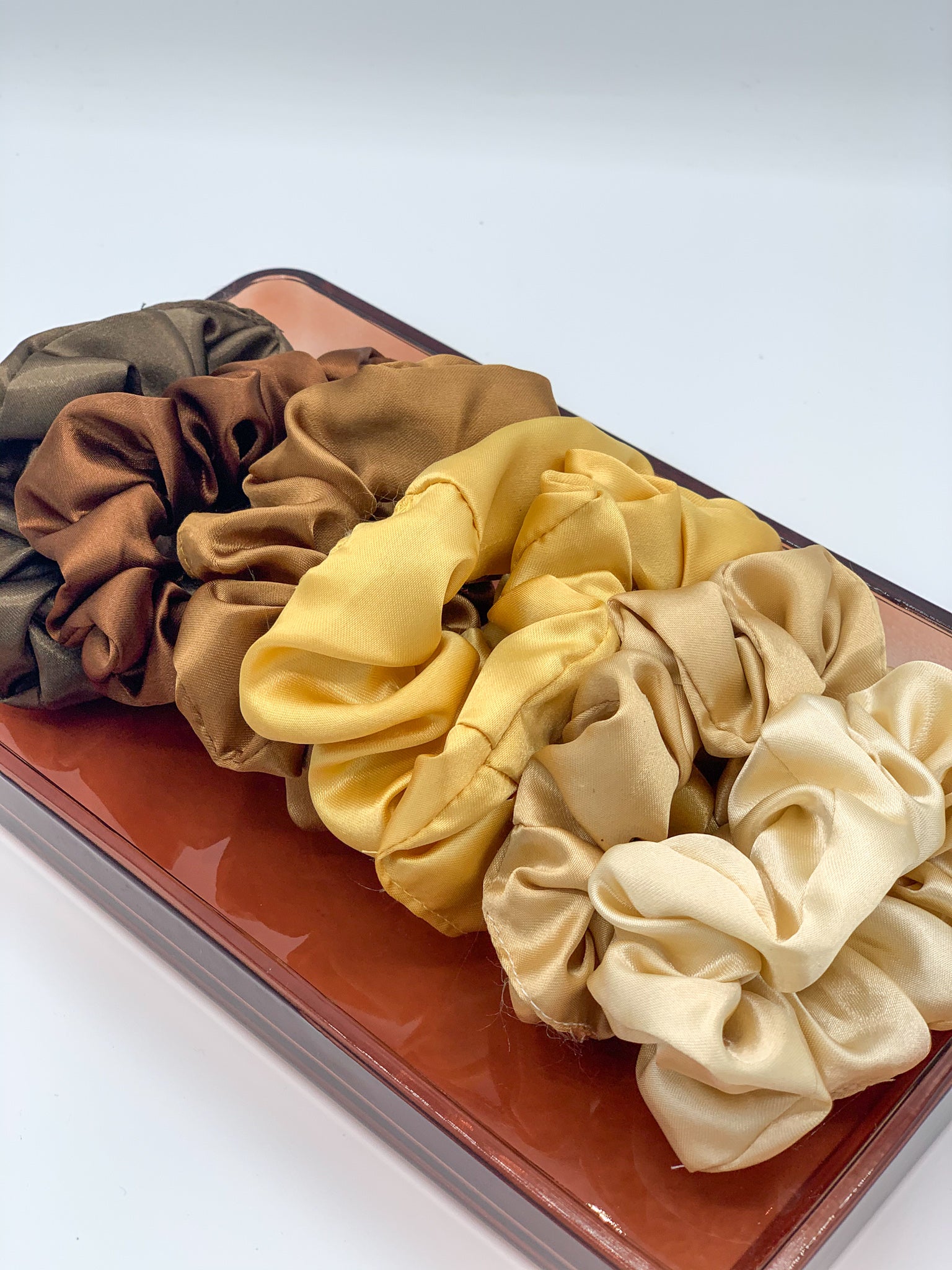 Satin Scrunchie - Gold