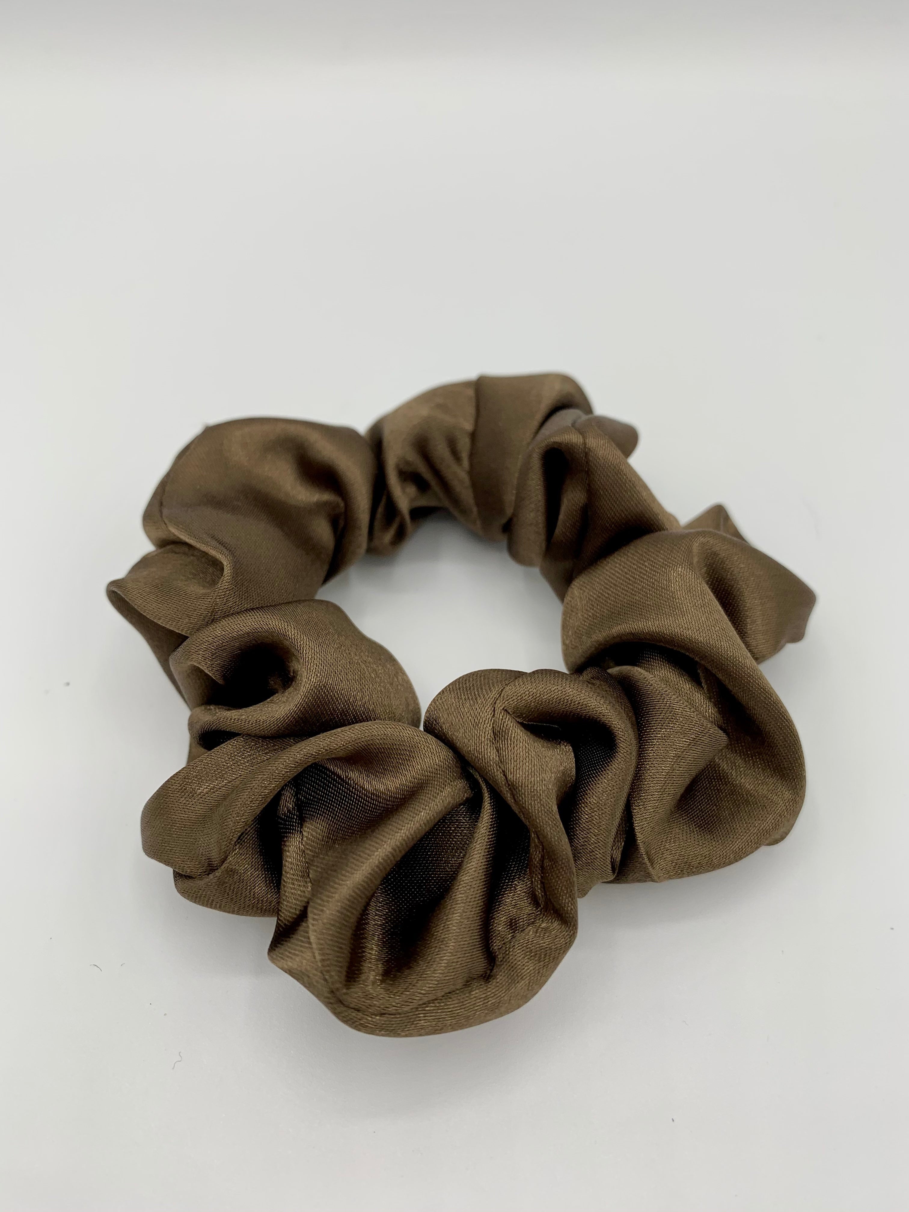 Satin Scrunchie - Chocolate