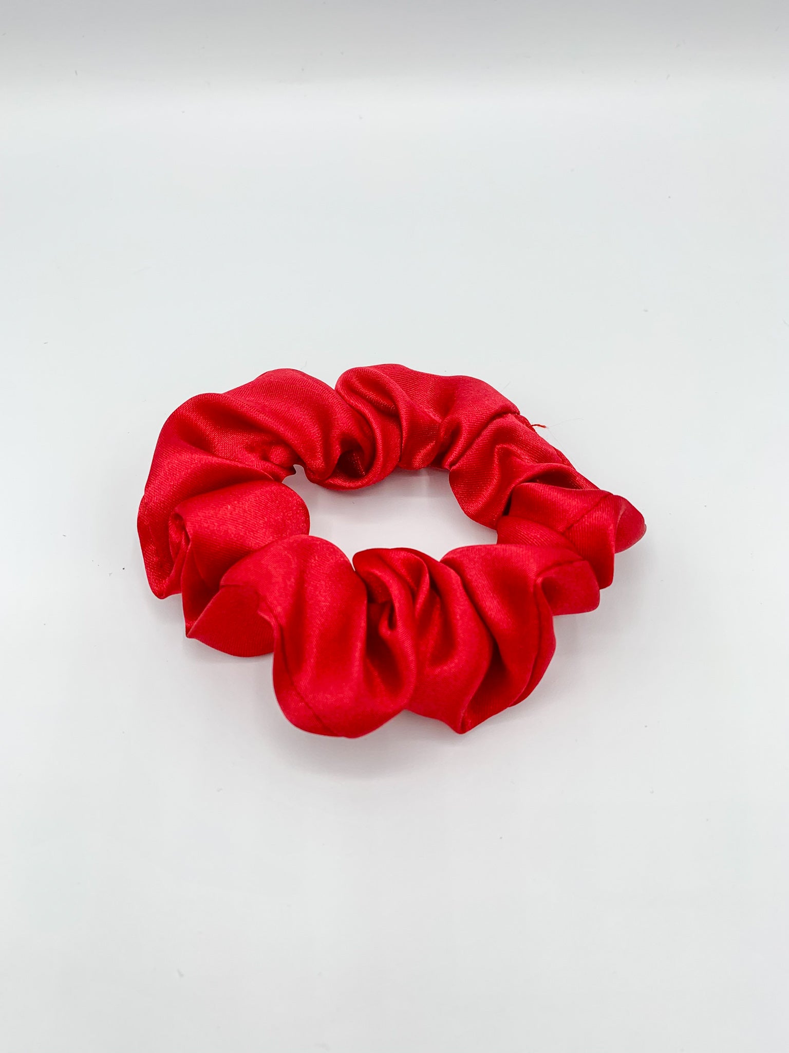 Satin Scrunchie - Red