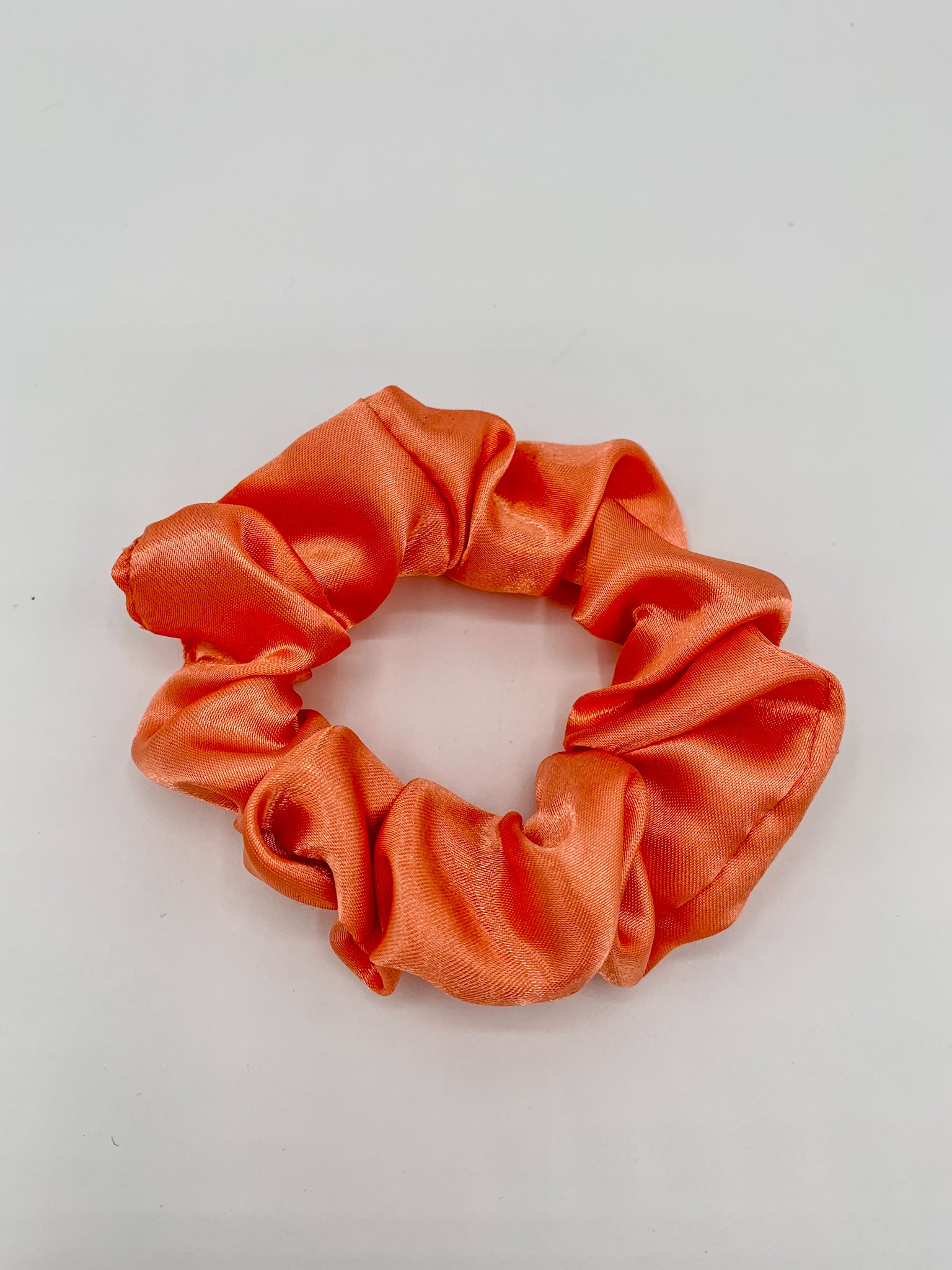 Satin Scrunchie - Orange