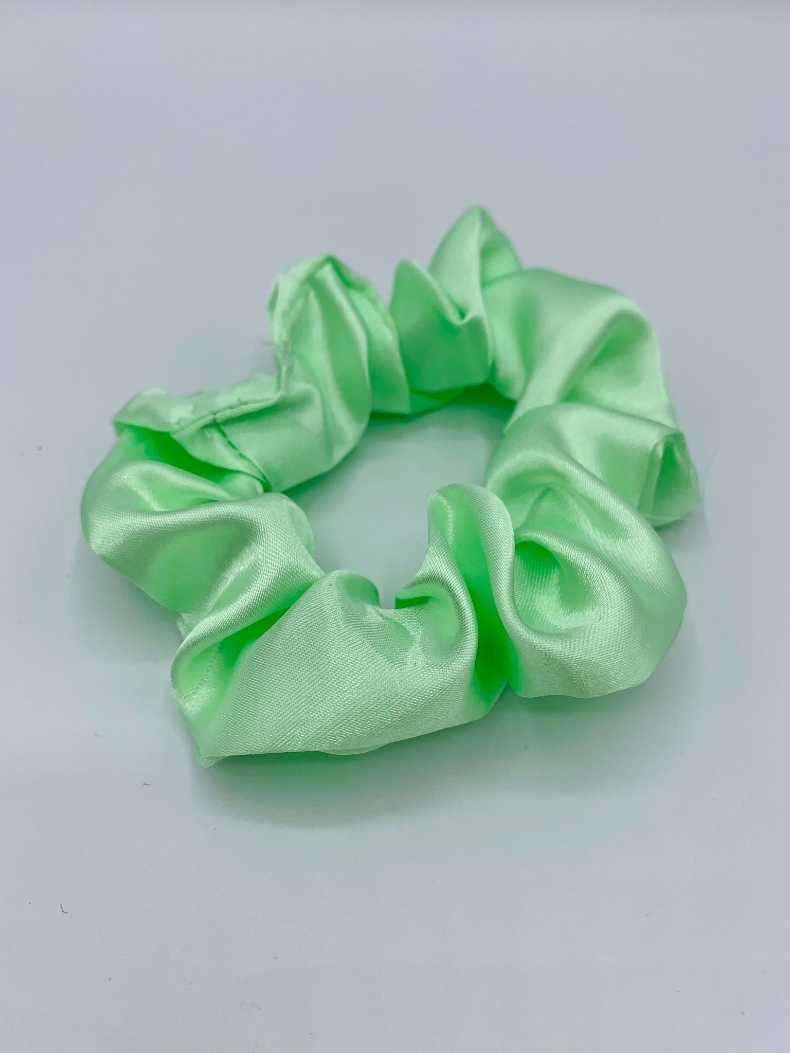 Satin Scrunchie - Green