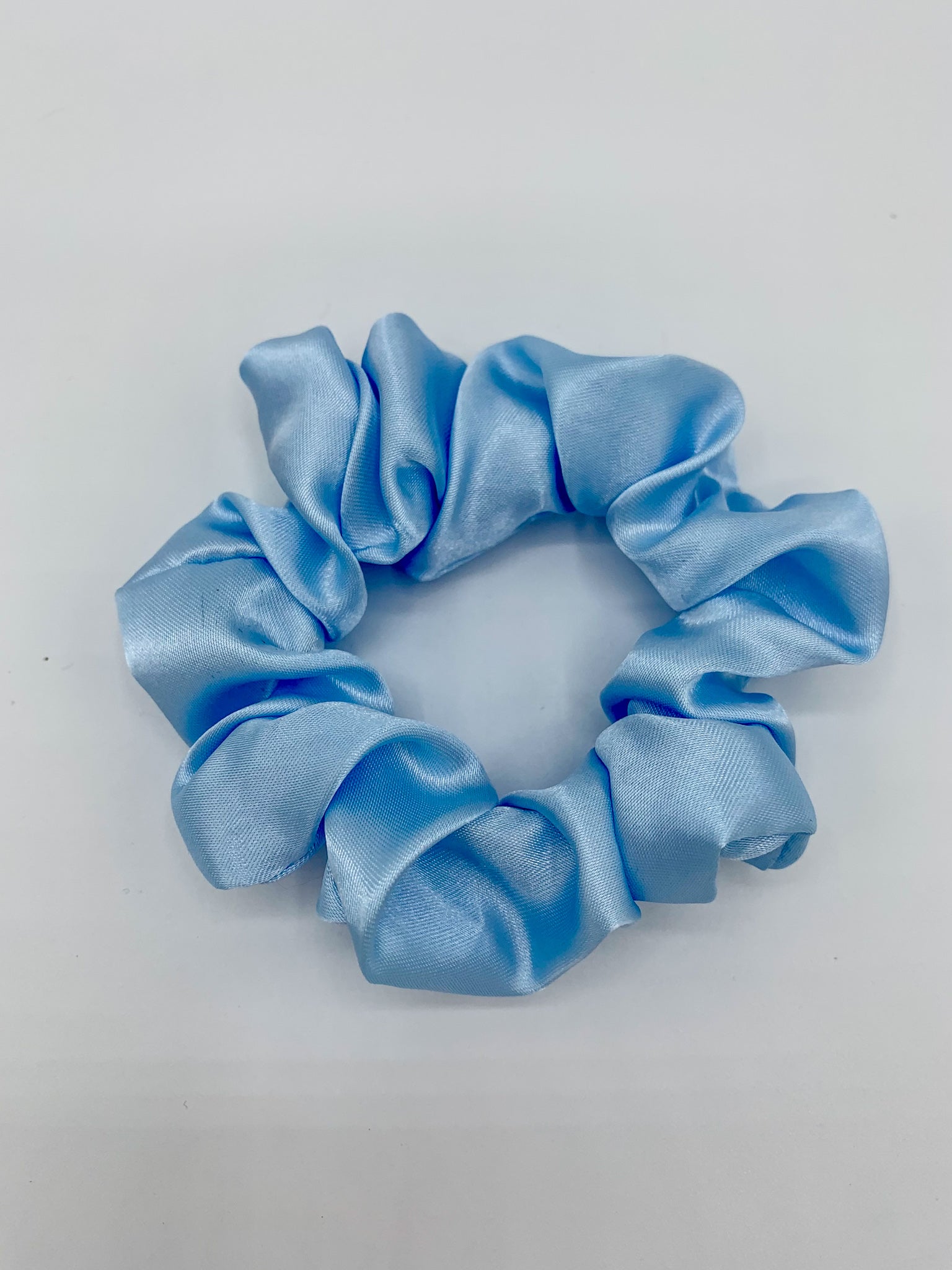 Satin Scrunchie - Blue