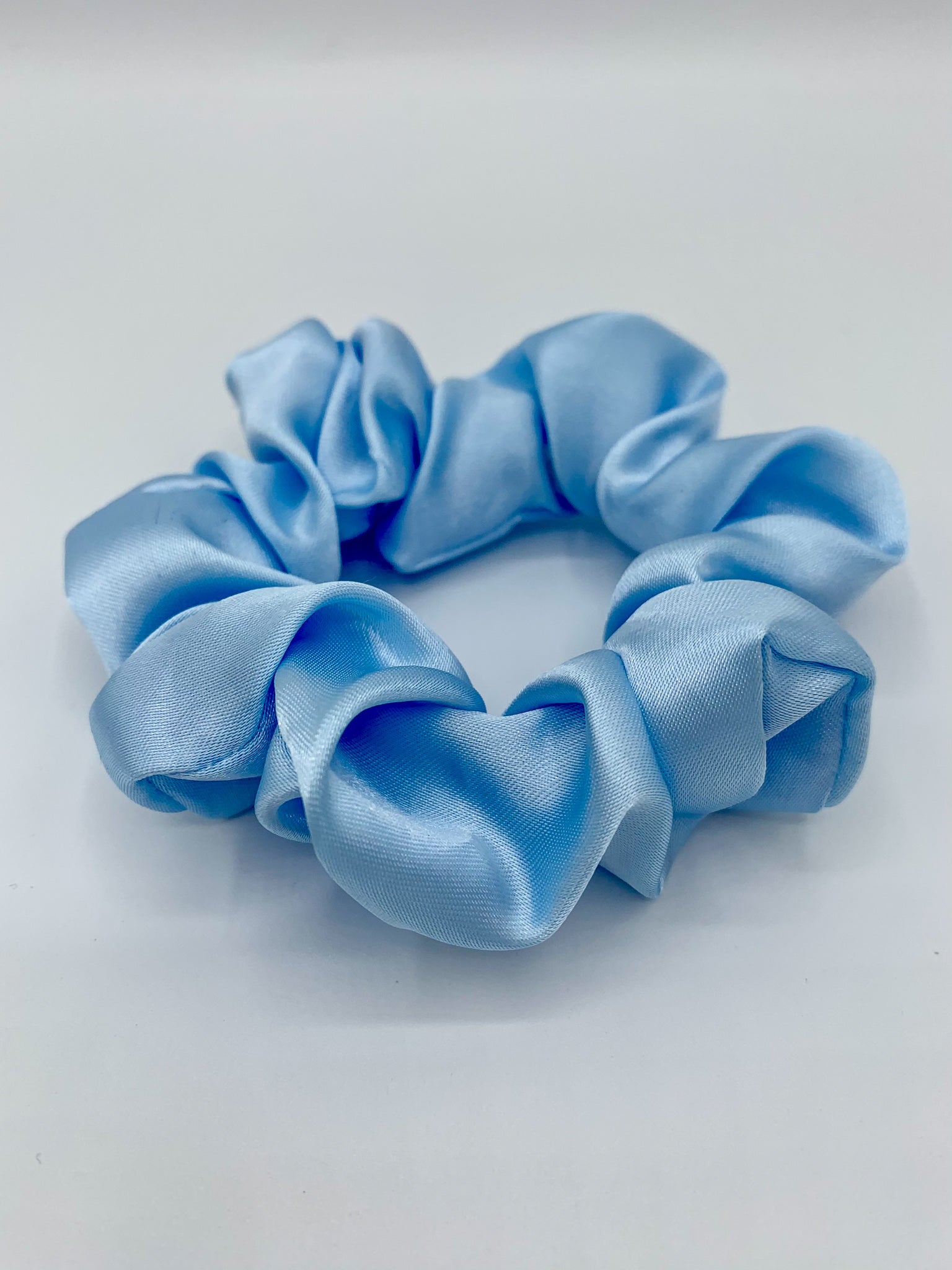 Satin Scrunchie - Blue