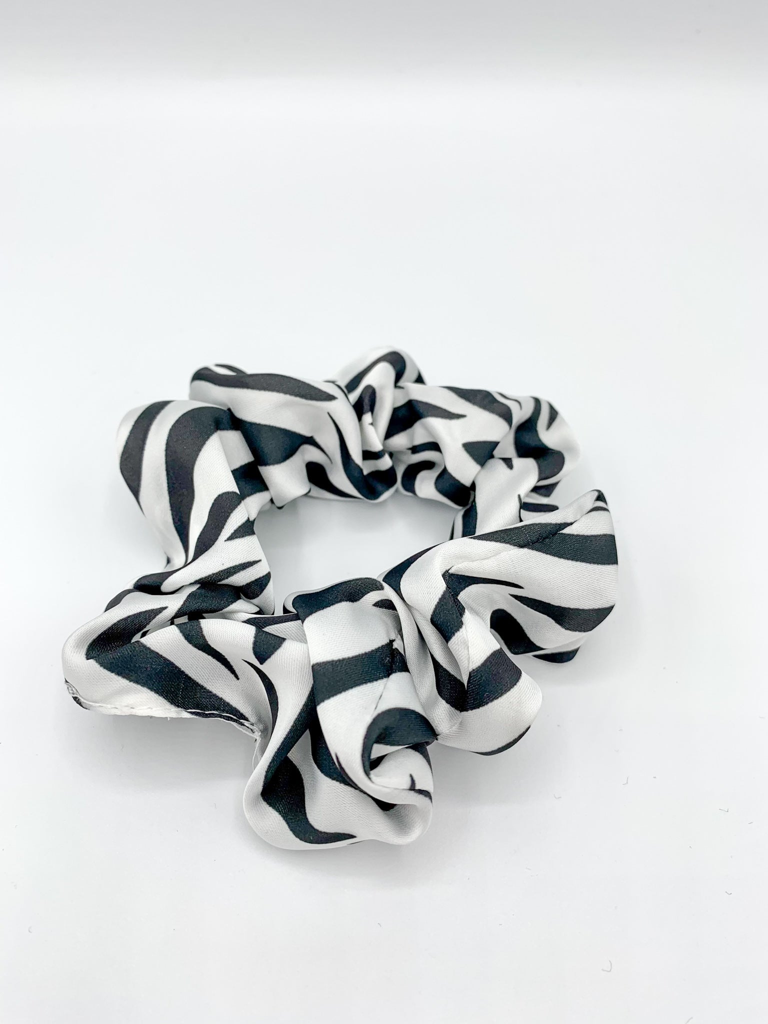 Zebra Print Scrunchie
