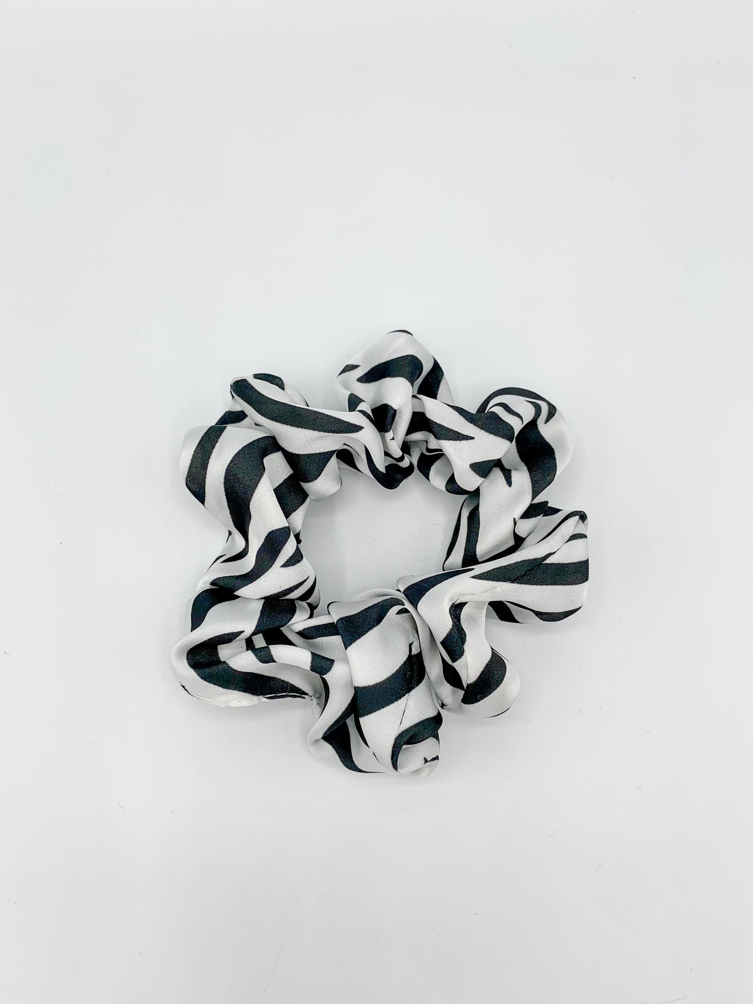 Zebra Print Scrunchie