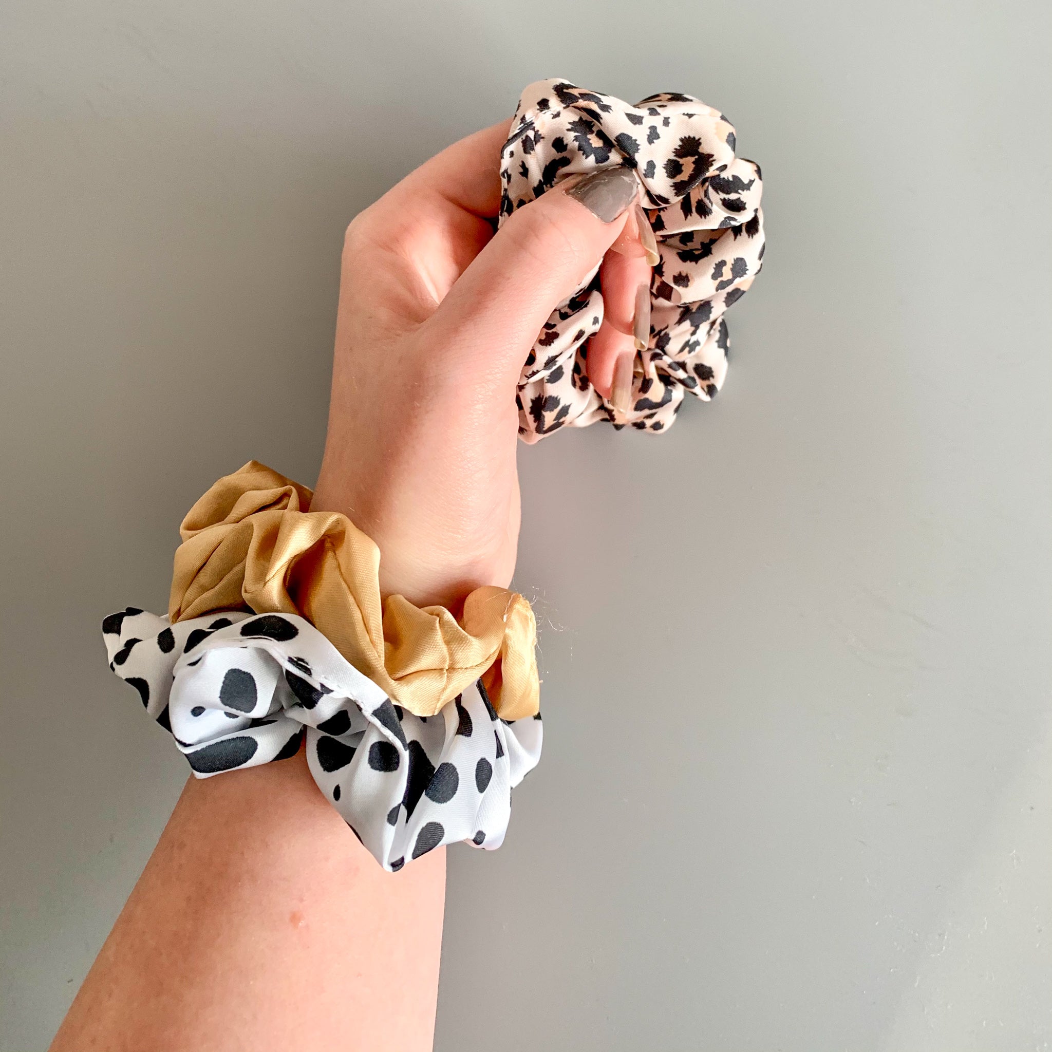 Dalmatian Print Scrunchie