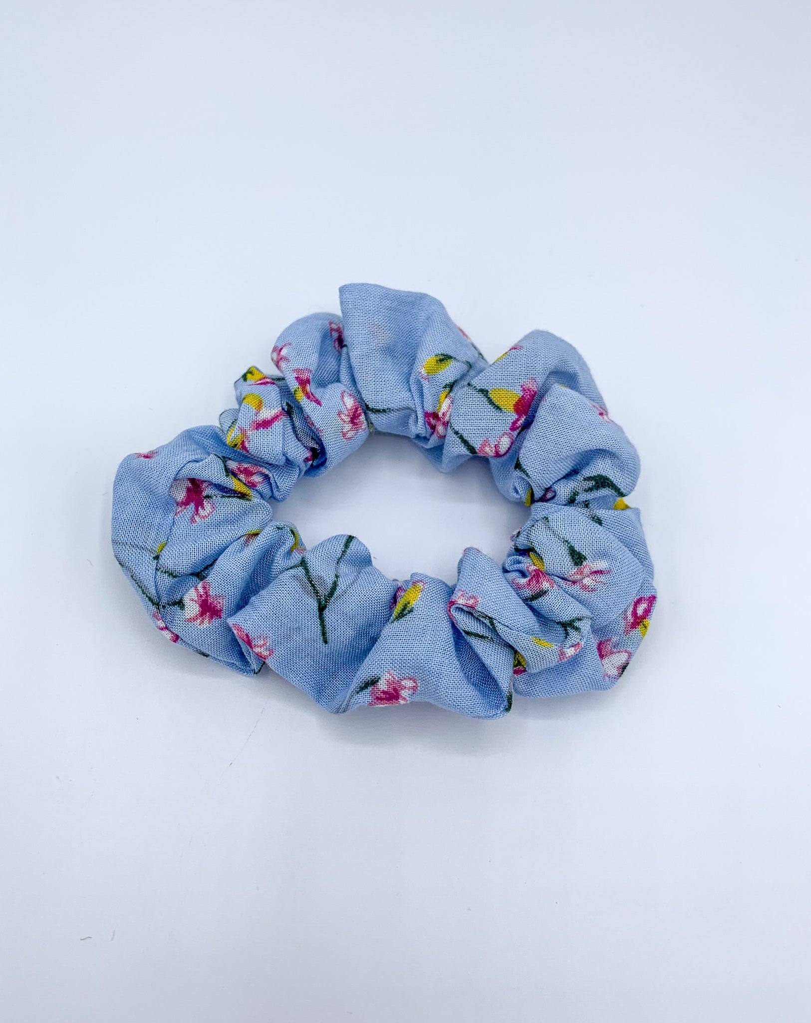 Ditsy Floral Scrunchie - Blue