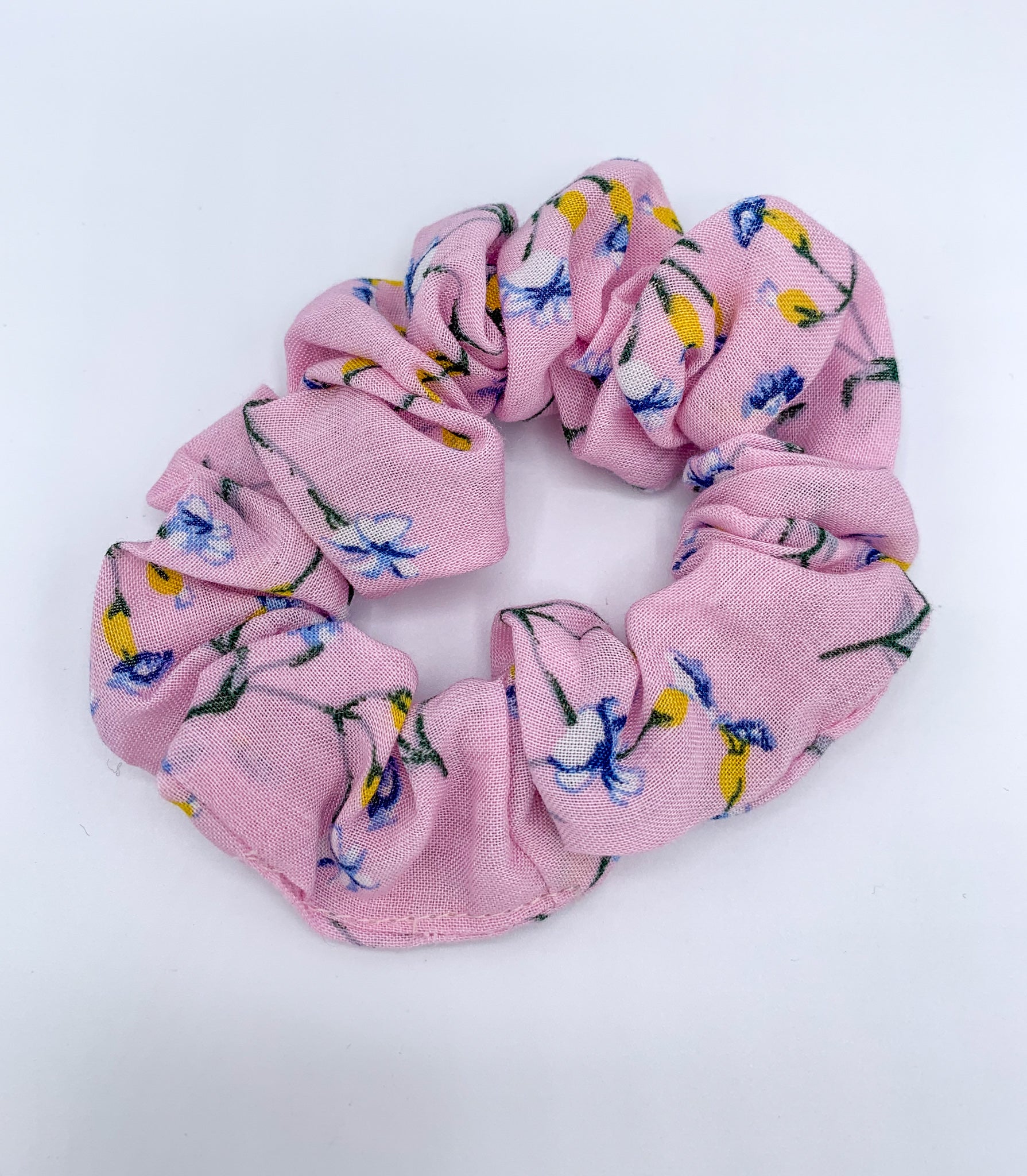 Ditsy Floral Scrunchie - Pink