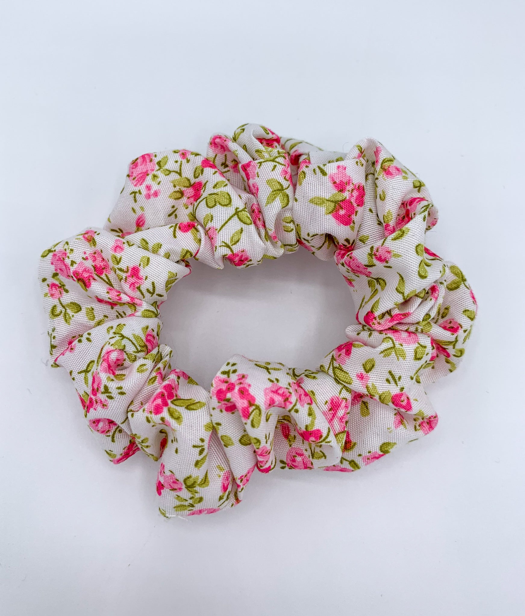 Ditsy Floral Scrunchie - Pink