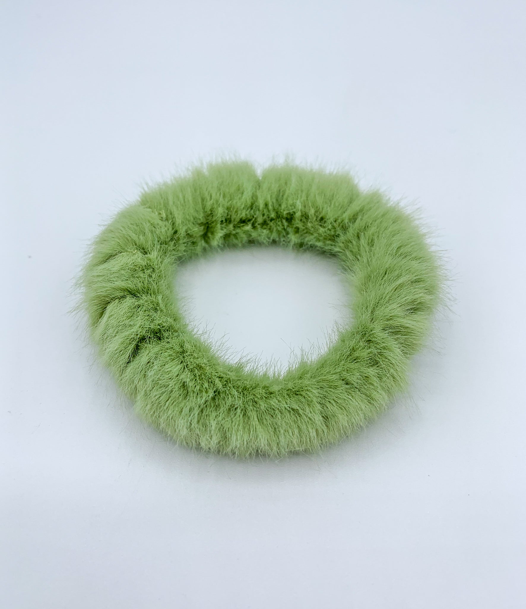 Fluffy Scrunchie - Green