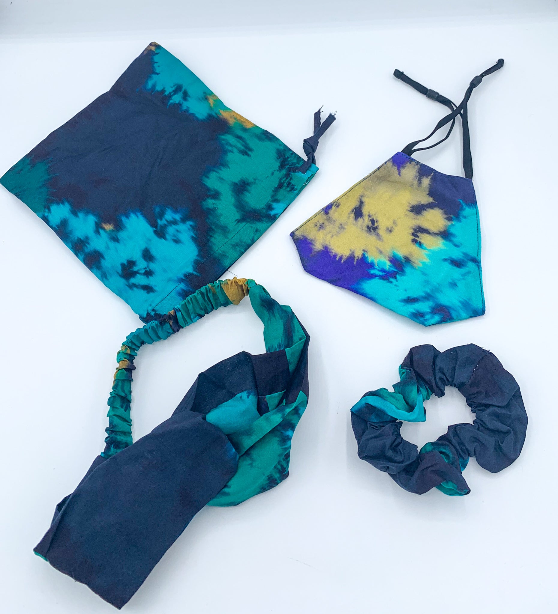 Perry Blue Tie-dye Bundle