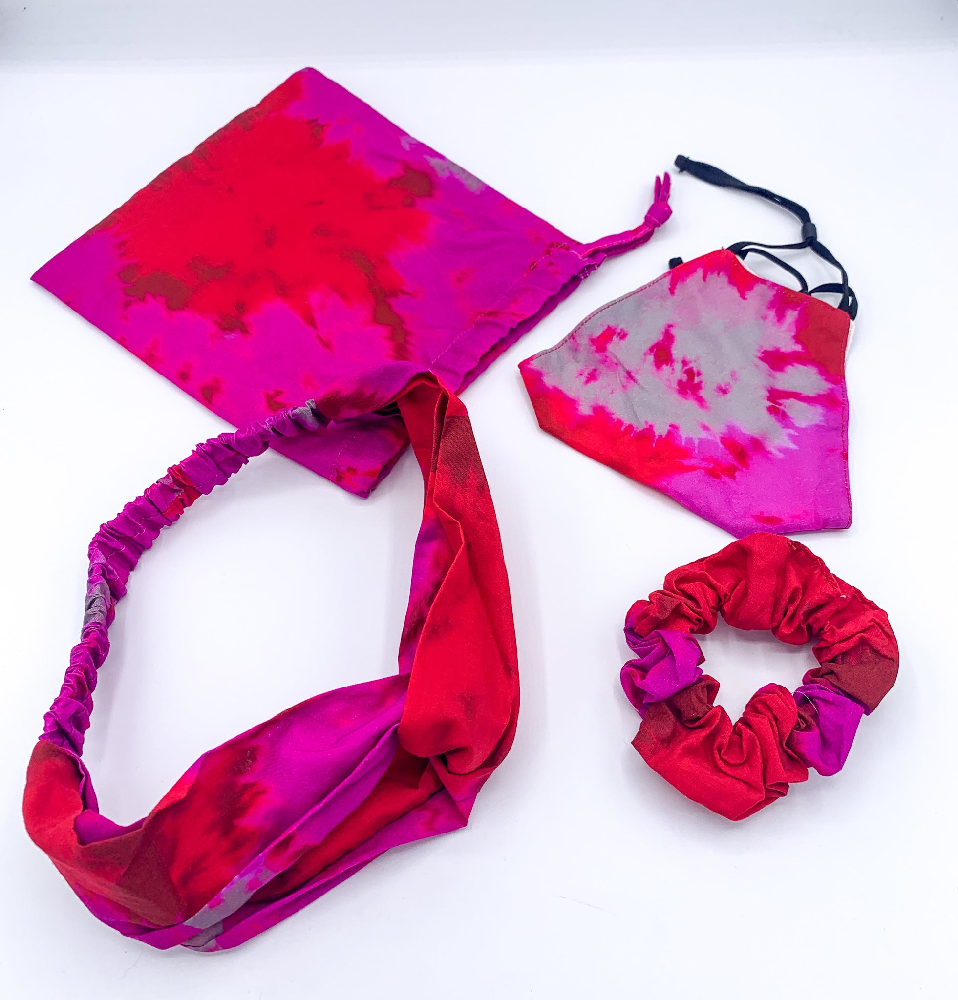 Harris Hot Pink Tie-dye Bundle