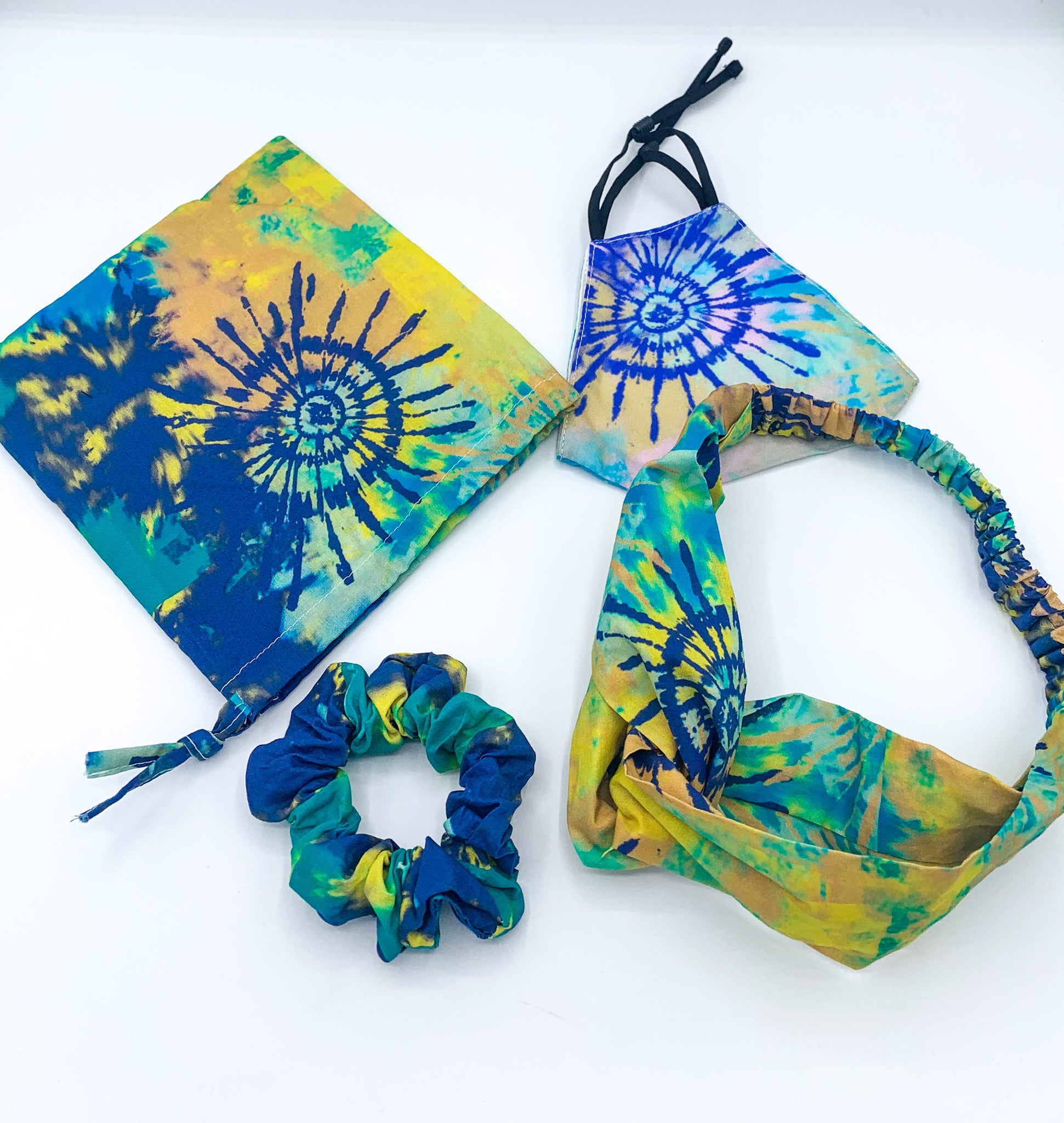 Baskin Green Blue Tie-dye Bundle
