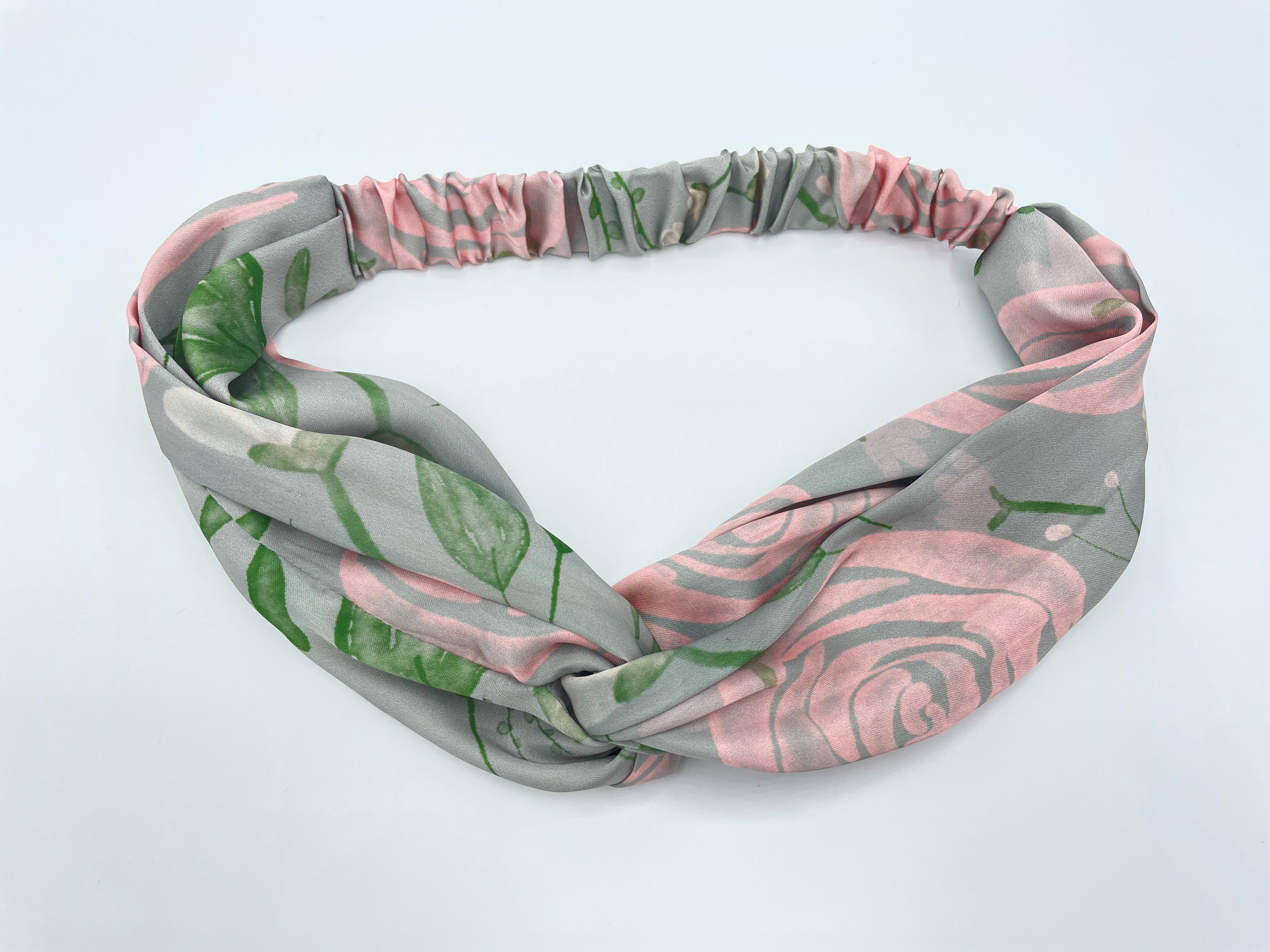 Wilde Grey Floral Headband